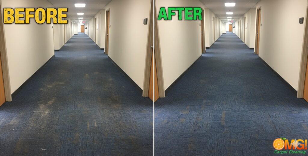 Commercial Carpet Cleaning Gwinnett Before After